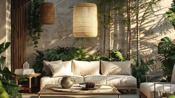 Adoptez la tendance déco naturelle avec un luminaire adapté